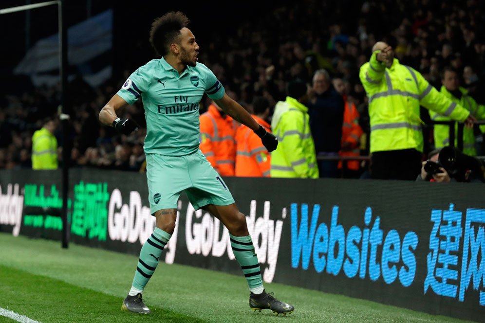 Sederet Catatan Apik Aubameyang di Laga Watford vs Arsenal