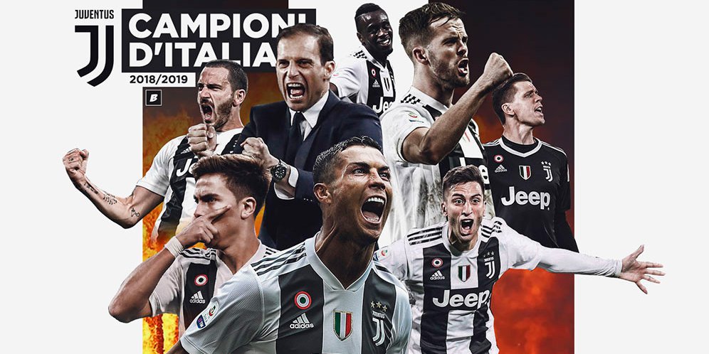 Klasemen Akhir Serie A 2018-2019: Dominasi Juventus dan Pil Pahit Milan