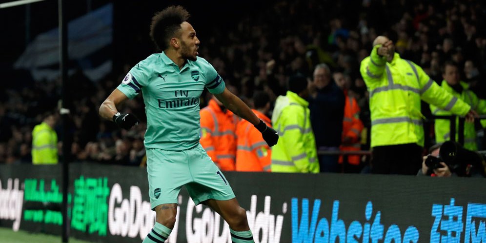 Sederet Catatan Apik Aubameyang di Laga Watford vs Arsenal