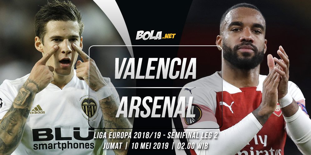 Prediksi Valencia vs Arsenal 10 Mei 2019