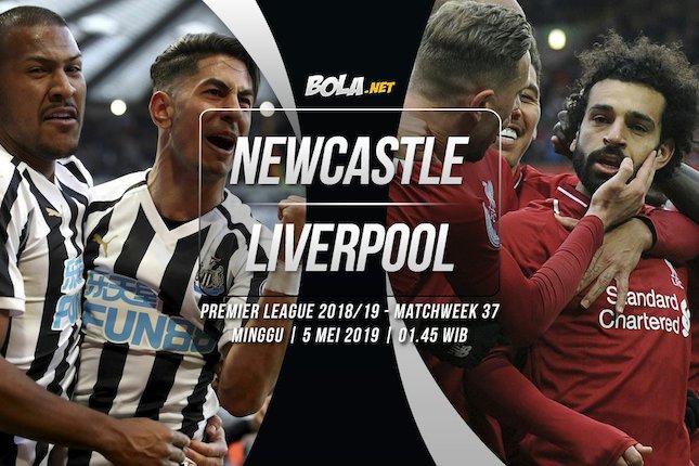 Newcastle United vs Liverpool (c) Bola.net