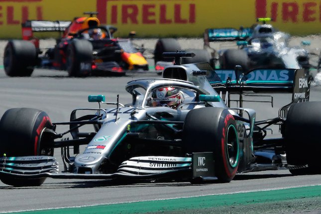 Pebalap Mercedes AMG Petronas, Lewis Hamilton. (c) AP Photo