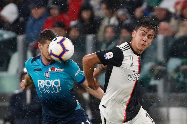 Aksi Paulo Dybala dalam laga Juventus vs Atalanta (c) AP Photo