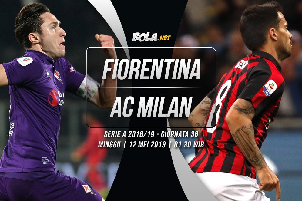 Data dan Fakta Serie A: Fiorentina vs AC Milan