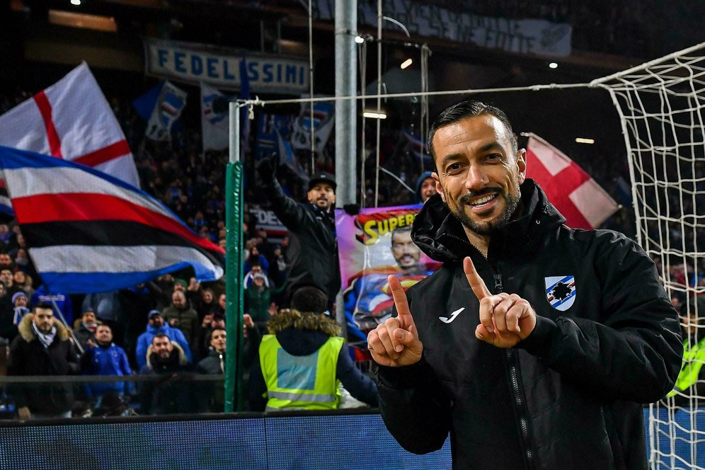 Diinginkan Juventus, Fabio Quagliarella Ucapkan Sumpah Setia untuk Sampdoria