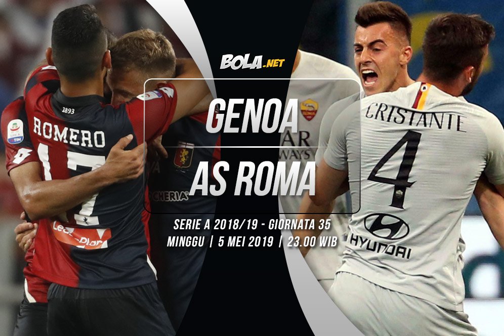 Prediksi Genoa vs AS Roma 5 Mei 2019