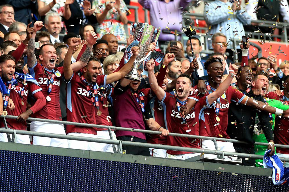 Kalahkan Derby County, Aston Villa Kembali ke Premier League