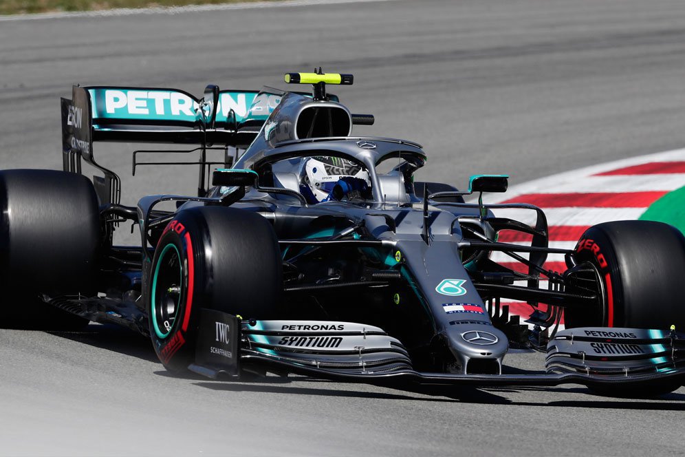 Hasil FP1 Formula 1 GP Spanyol: Bottas Asapi Vettel