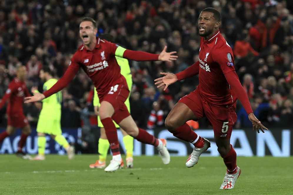 Dejavu! Gol Wijnaldum Menitnya Sama dengan Final Liga Champions 2005