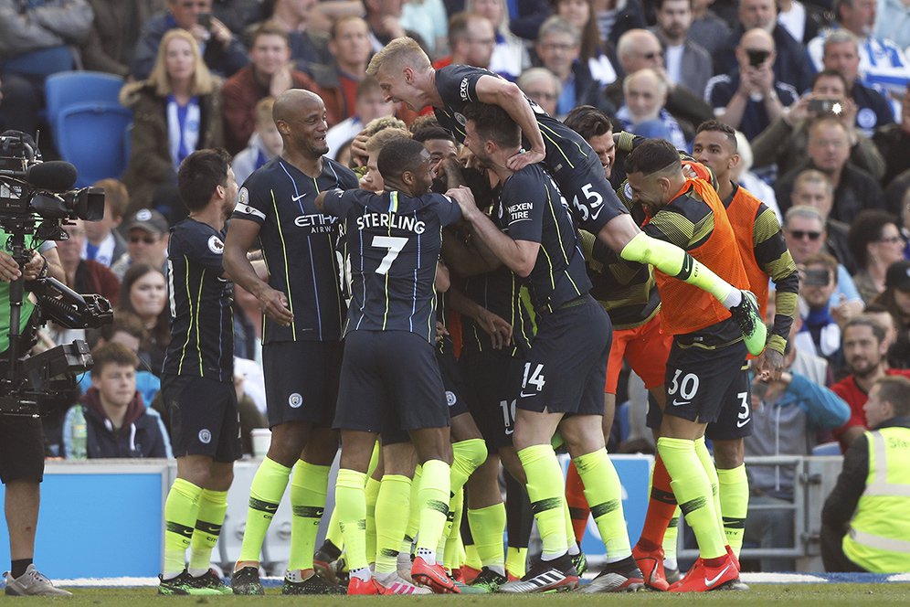 Hasil Pertandingan Brighton vs Manchester City: Skor 1-4