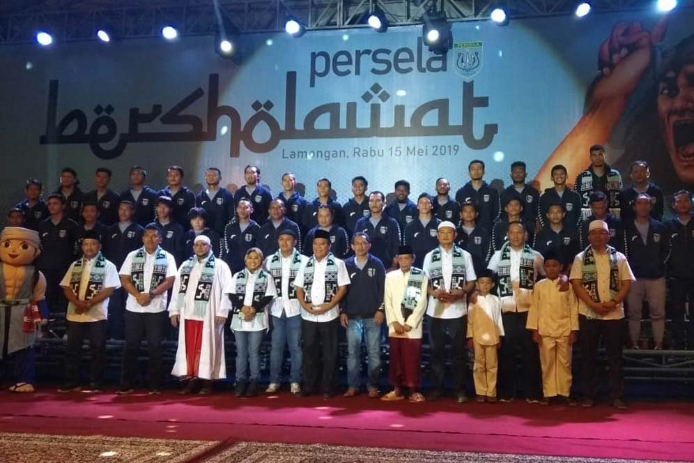 'Persela Berselawat' Sekaligus Perkenalkan Skuat