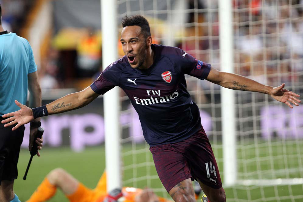 Bikin Hattrick, Aubameyang Dapat Bisikan dari Emery