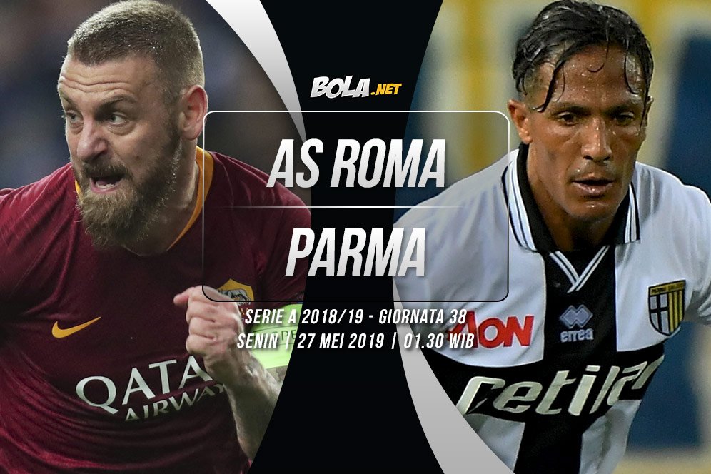 Data dan Fakta Serie A: AS Roma vs Parma