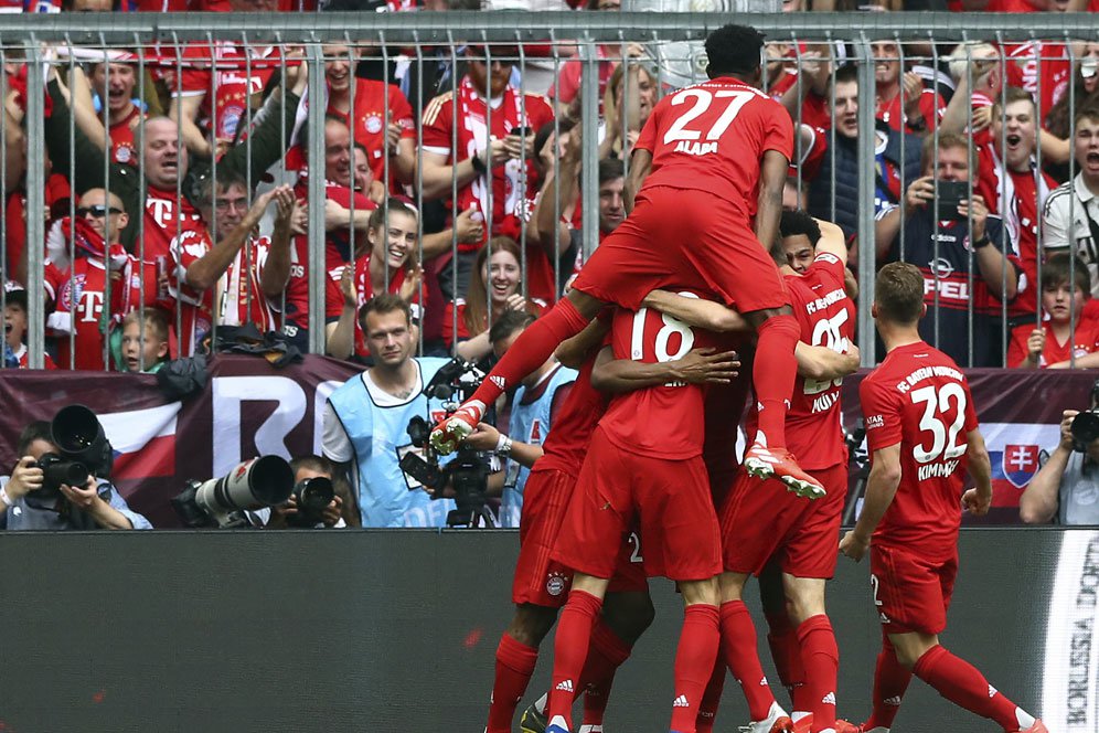 Sengit Sampai Akhir, Bayern Munchen Jadi Kampiun Bundesliga 2018/2019