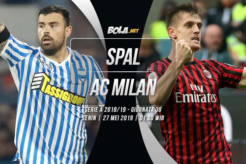 Prediksi SPAL vs AC Milan 27 Mei 2019