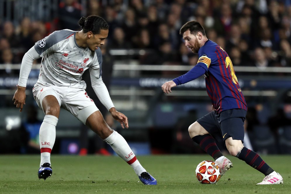 Van Dijk Lega Tak Harus Duel Dengan Messi Tiap Musim