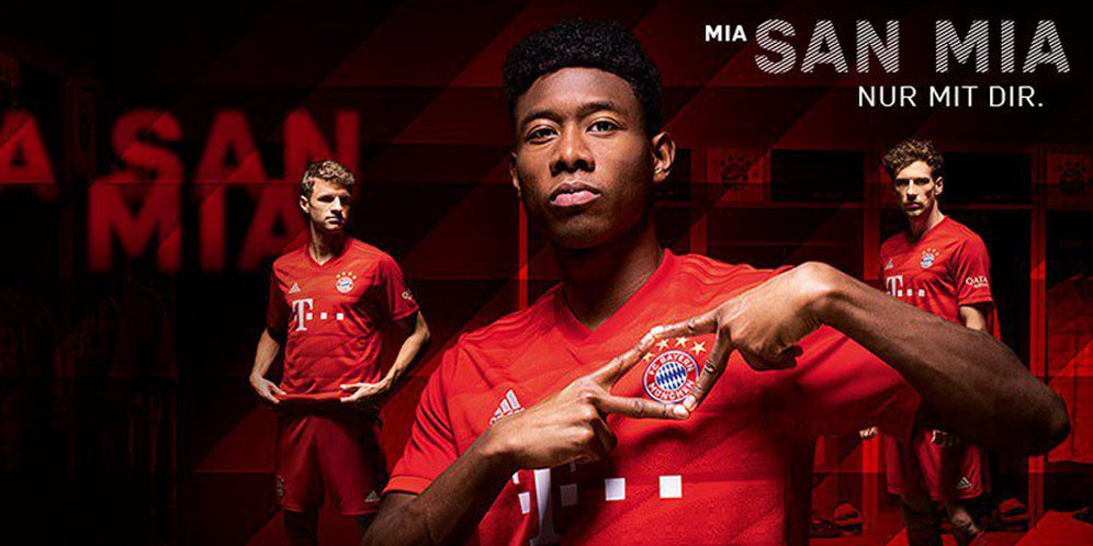 Bermotif Allianz Arena, Begini Jersey Bayern Munchen Musim 2019/20 ...