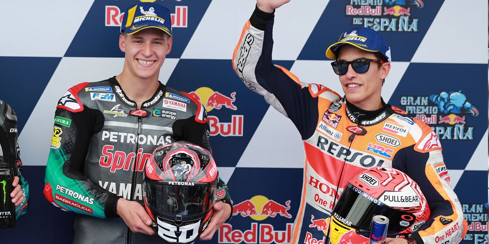 Belajar dari Rossi, Marquez 'Sambut' Kedatangan Quartararo