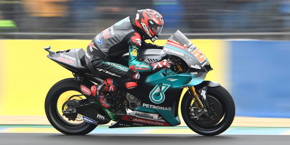 Hasil Pemanasan MotoGP Prancis: Fabio Quartararo Dominan