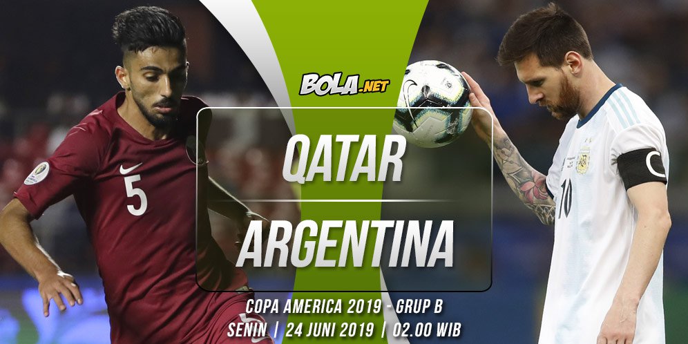 Prediksi Qatar vs Argentina 24 Juni 2019