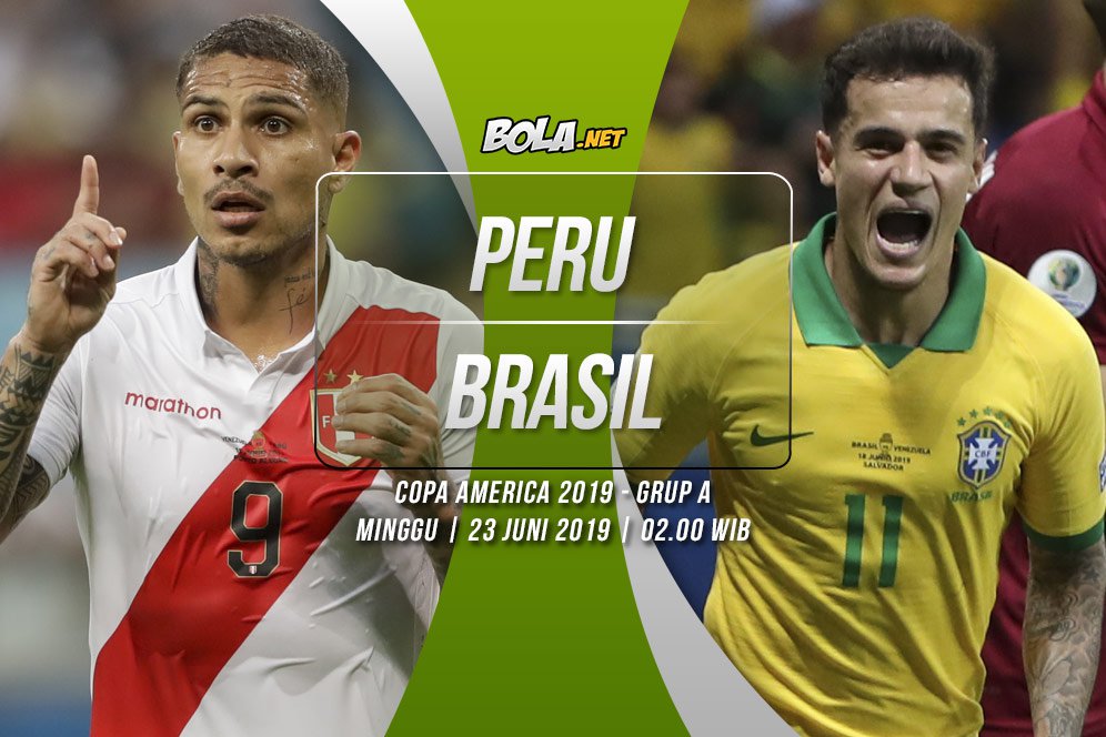 Prediksi Peru vs Brasil 23 Juni 2019