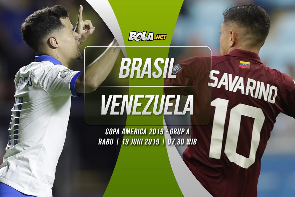 Prediksi Brasil vs Venezuela 19 Juni 2019