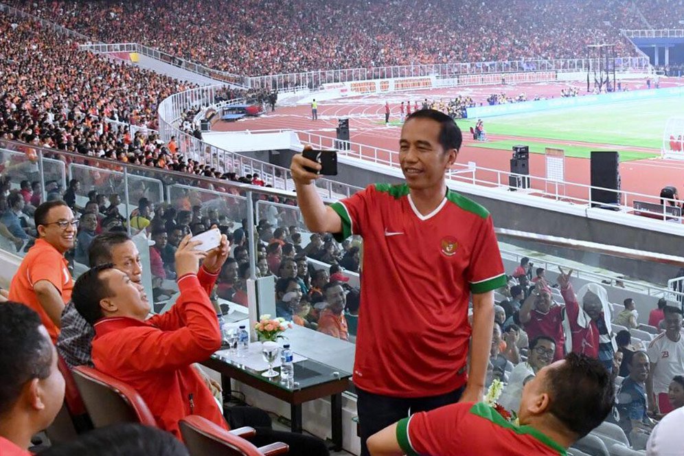 PSSI Undang Jokowi untuk Hadiri Laga Timnas Indonesia Vs Malaysia