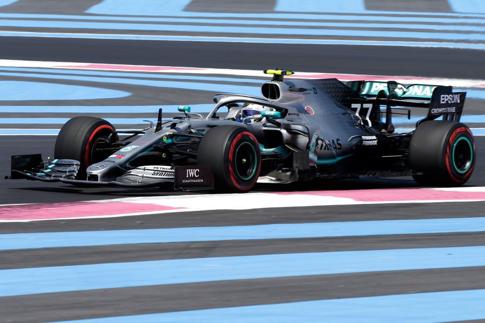 Hasil FP2 F1 Prancis: Bottas Tercepat, Hamilton Kedua