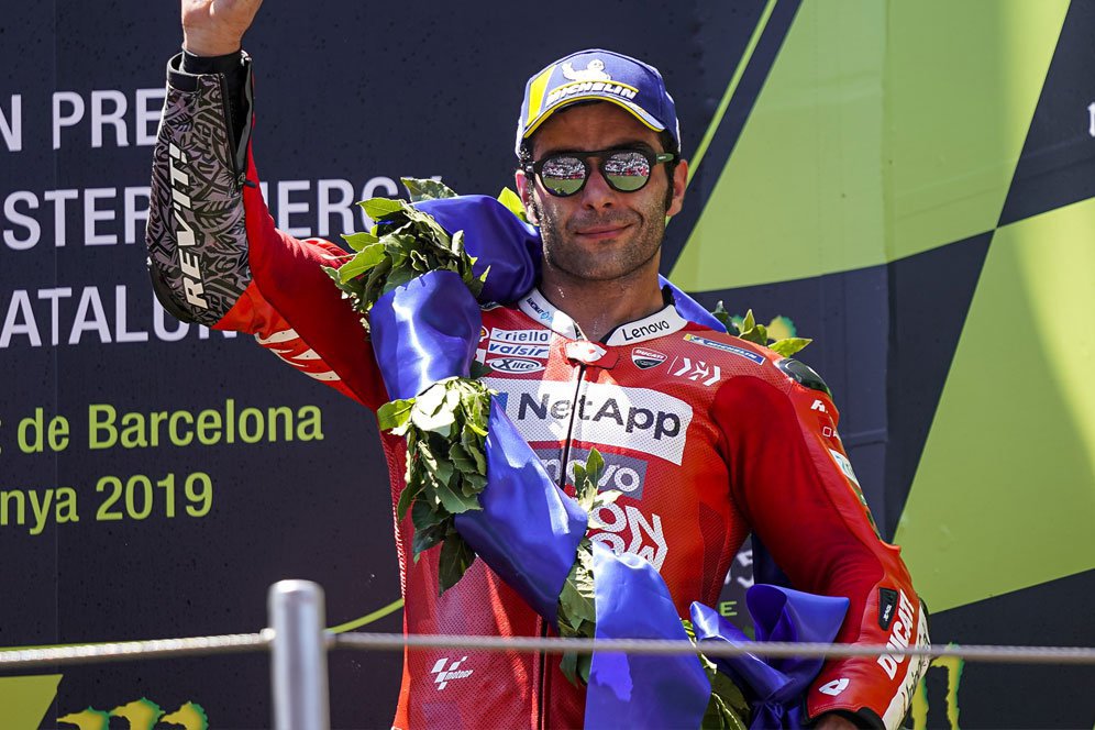 Prihatin Dovizioso Gagal Finis, Petrucci Senang Naik Podium