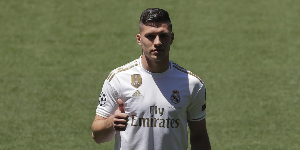 Striker Real Madrid Luka Jovic. (c) AP Photo