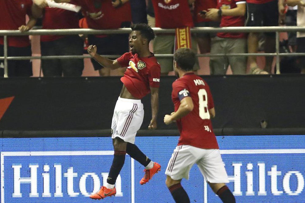 Girangnya Angel Gomes Buat Gol Debut untuk Manchester United