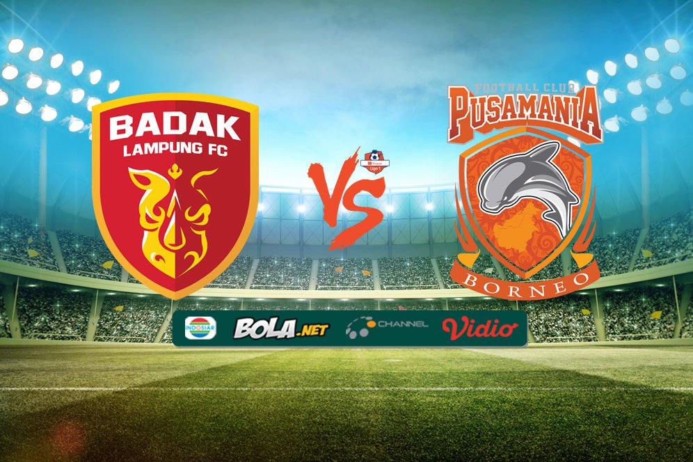 Jadwal Siaran Langsung Shopee Liga 1: Badak Lampung FC vs Borneo FC di O Channel