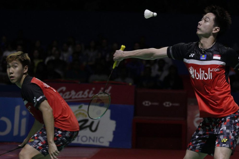 Kevin / Marcus Tak Mau Lengah Lawan Ahsan / Hendra di Final Indonesia Open 2019