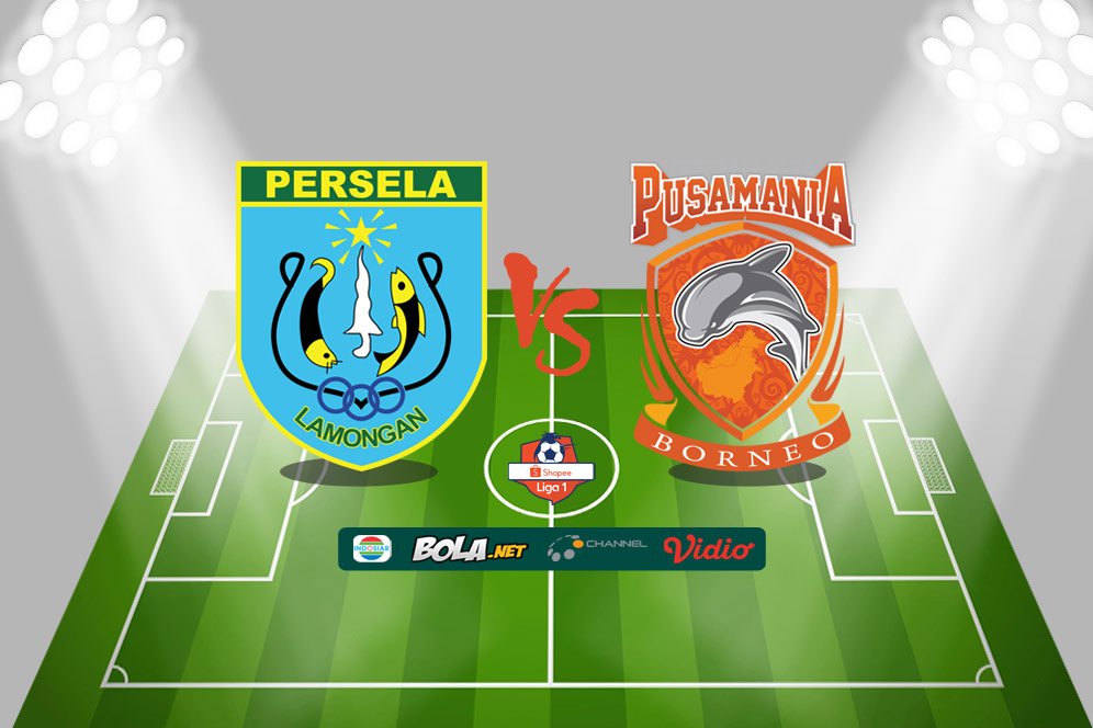 Duel Antar Lini Persela Vs Borneo FC di Shopee Liga 1