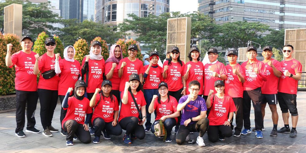 Para Pahlawan Indonesia di Olimpiade Gelar Fun Walk Kampanyekan Gaya Hidup Sehat Para Pahlawan Indonesia di Olimpiade Gelar Fun Walk Kampanyekan Gaya Hidup Sehat