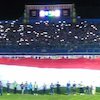 Pengibaran Merah Putih Raksasa Awali Laga Arema Kontra PSIS Semarang