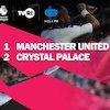 Hasil Pertandingan Manchester United vs Crsyal Palace: Skor 1-2