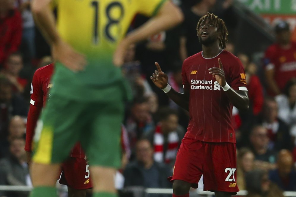 Kepuasan Divock Origi Usai Jadi Aktor Penting Kemenangan Liverpool atas Norwich