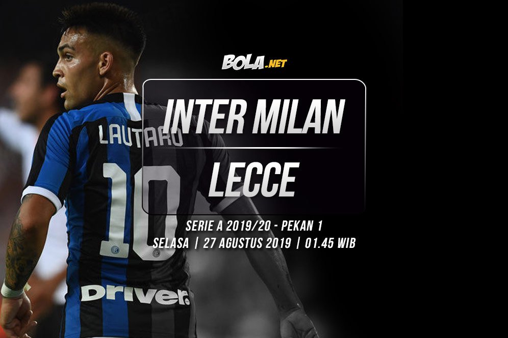 Prediksi Inter Milan vs Lecce 27 Agustus 2019