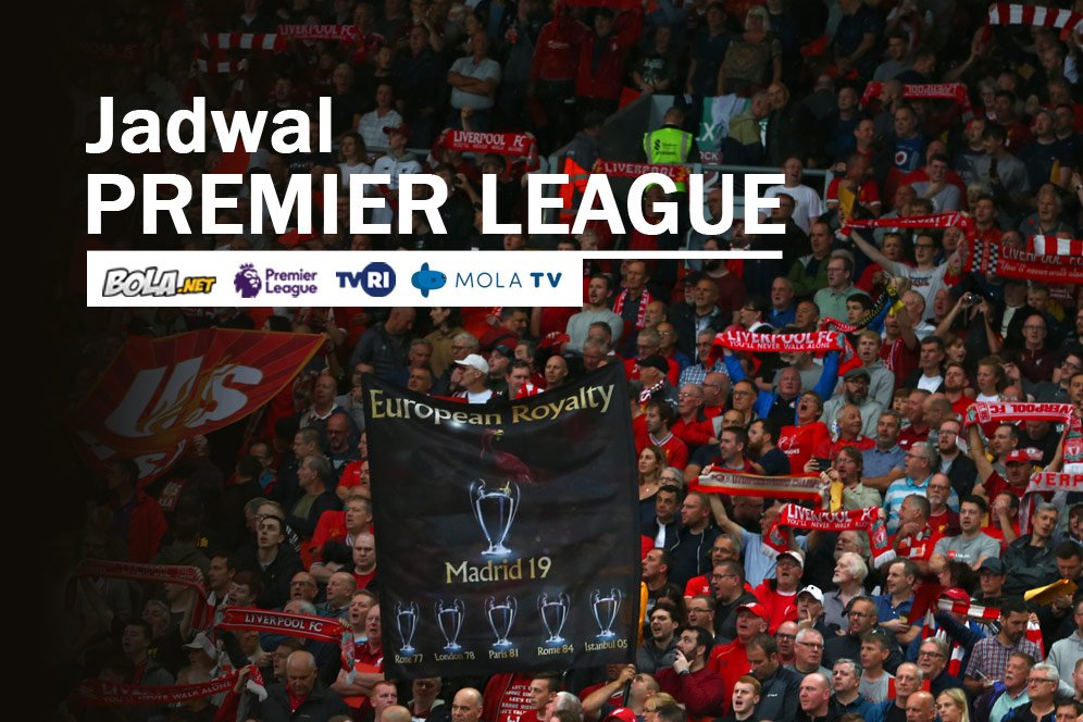 Jadwal Premier League Akhir Pekan Ini di Mola TV dan TVRI