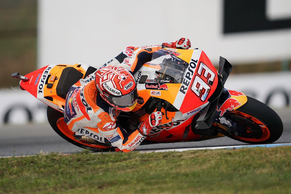 Hasil Kualifikasi MotoGP Ceko: Pakai Ban Kering, Marquez Rebut Pole