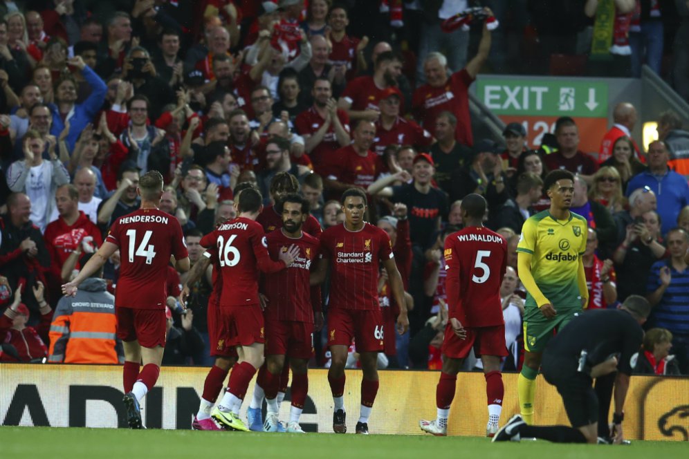 Ngotot Lolos dari Degradasi Justru Bikin Norwich Dibantai Liverpool