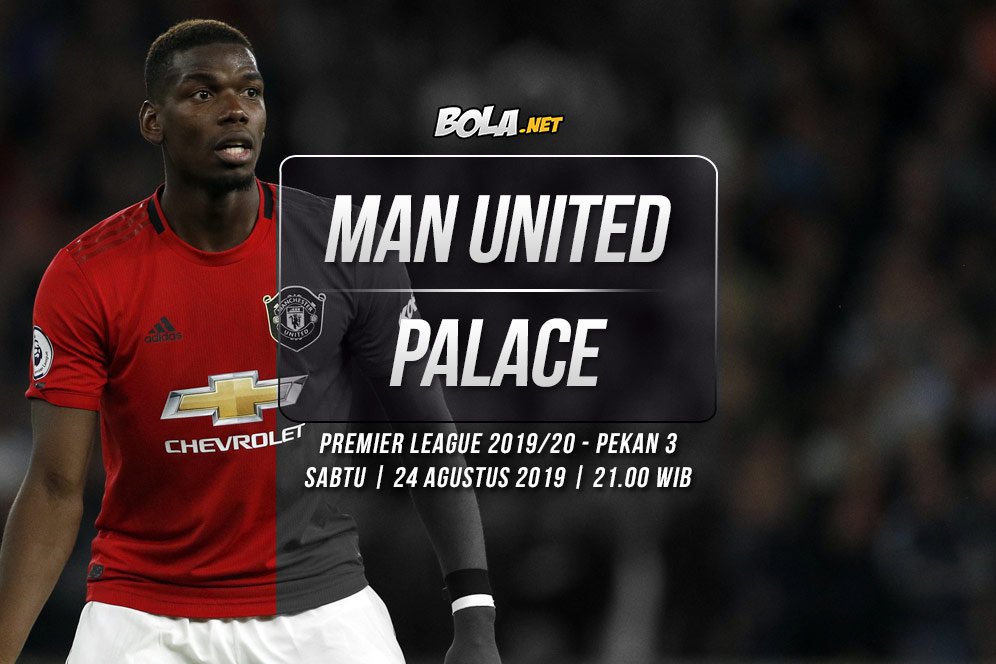 Jadwal dan Live Streaming Manchester United vs Crystal Palace di Mola TV