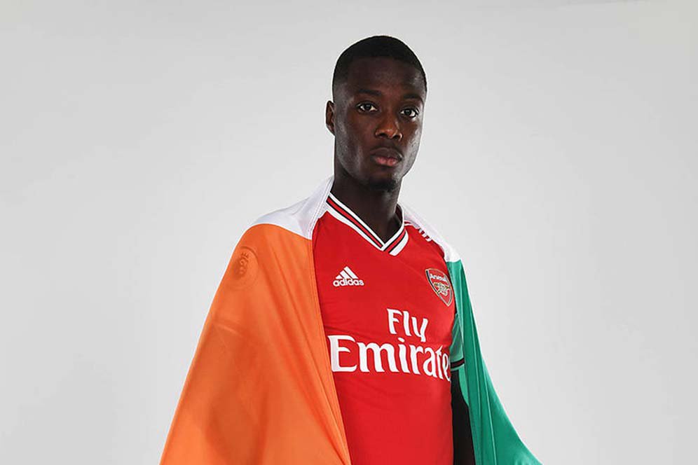 Begini Suasana Latihan Perdana Nicolas Pepe di Arsenal