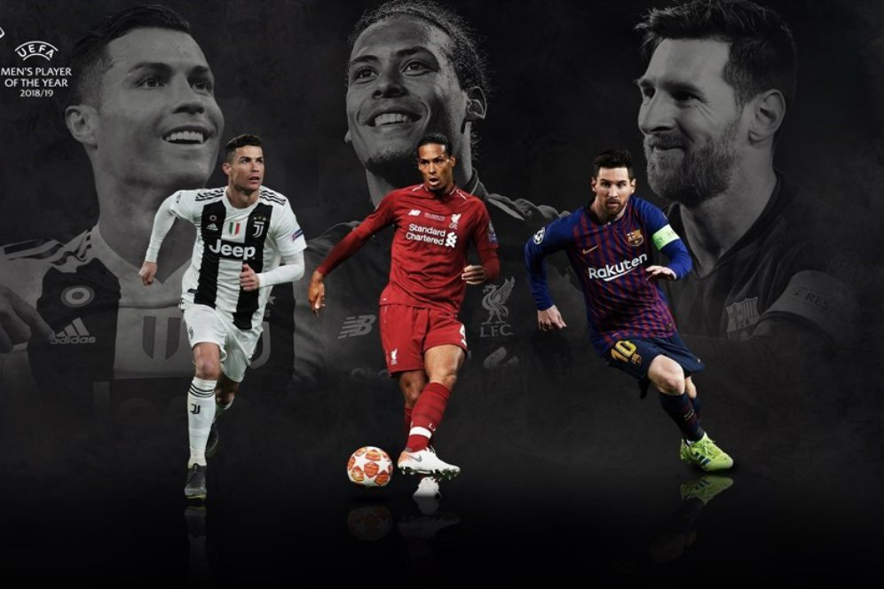 Van Dijk, Ronaldo dan Messi Masuk Nominasi UEFA Player of the Year