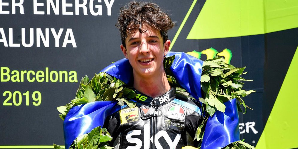 Celestino Vietti Bikin Valentino Rossi Bangga Meski Gagal Podium
