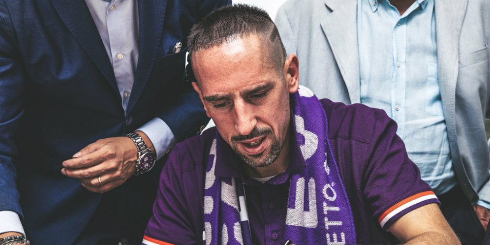 Franck Ribery Akhirnya Resmi Gabung Fiorentina