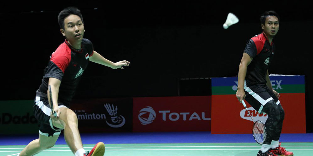 Tembus Perempat Final, Ahsan/Hendra Akui Tak Mudah Bekuk Ganda Skotlandia