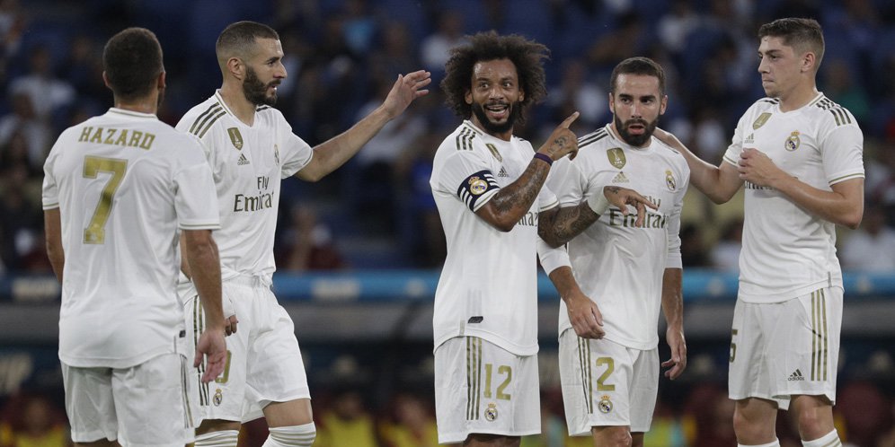 Skuad Real Madrid. (c) AP Photo