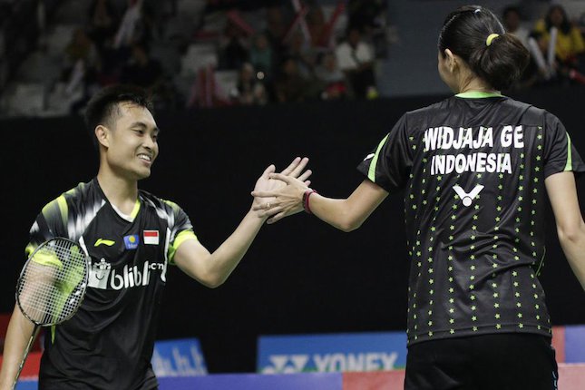 Hafiz Faisal dan Gloria Emanuelle Widjaja (c) Bola.com/M Iqbal Ichsan
